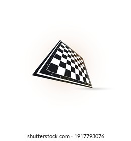 chess board abstract stock vector background