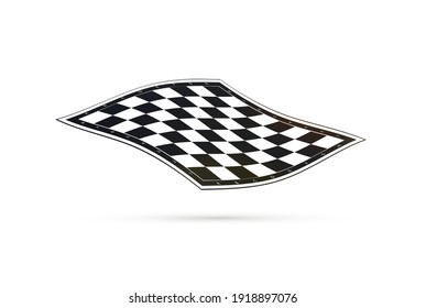 fondo de vector de material abstracto del tablero de ajedrez