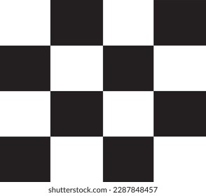 Diseño de fondo de tablero de ajedrez. Elegante tablero de ajedrez plano para carteles, carteles, carátulas y papel pintado. Superficie para el volante, el banner y la decoración de las paredes. Fondo del tablero de ajedrez, ilustración vectorial