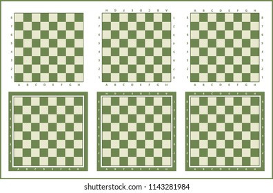 Chess board background design, chess tables set