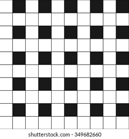Chess Board Black White Background Vector Illustration