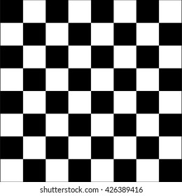 Chess board , black and white chess board background , vector illustration