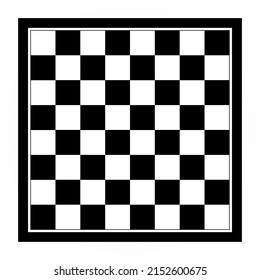 Diseño de tablero de ajedrez en negro. Ilustración vectorial.	