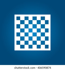 Chess board flat design style. Vector.