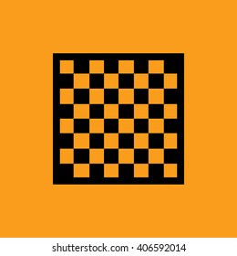 Chess board flat design style. Vector.