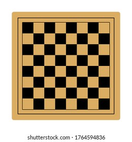 Cartel de ajedrez de estilo plano. Juego de tablero de ajedrez. Fondo de ajedrez. Patrón de tablero de ajedrez. Vector de ilustración.