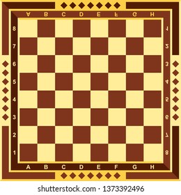 Chess board. Board game. 