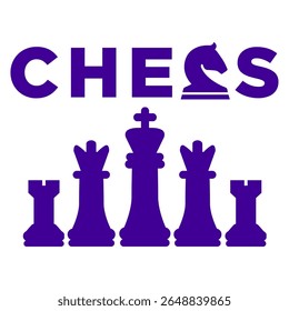 chess board game vector illustration