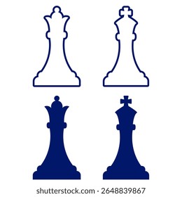 chess board game vector illustration