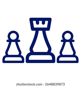 chess board game vector illustration