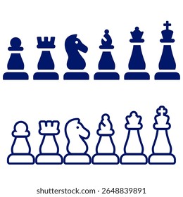 chess board game vector illustration