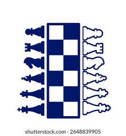 chess board game vector illustration