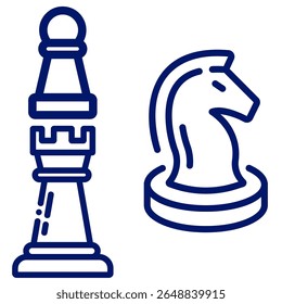 chess board game vector illustration