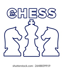 chess board game vector illustration