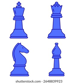 chess board game vector illustration