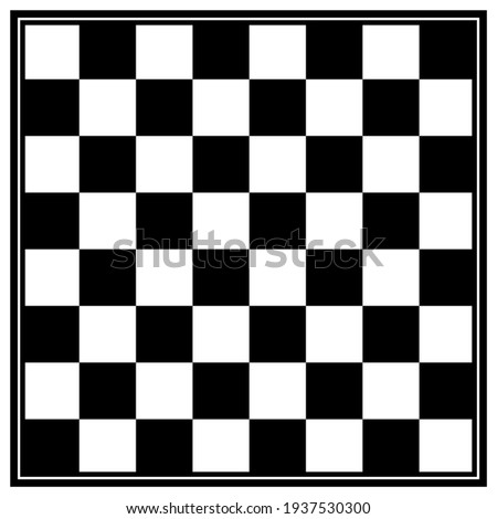 Chess board game vector illustration. chess symbol.