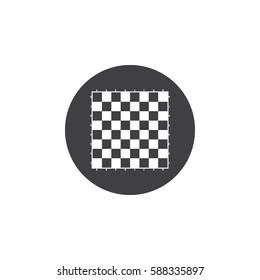 Chess board icon. 