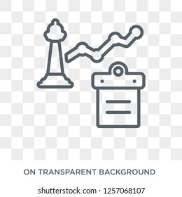 Chess board icon. Chess board design concept from  collection. Simple element vector illustration on transparent background.