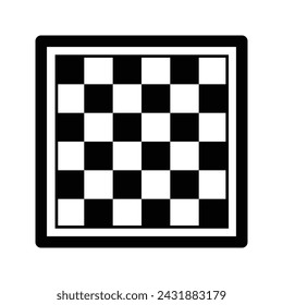 Chess board icon. flat illustration of vector icon