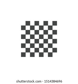 Chess board icon flat template color editable. chess symbol vector sign Black pictogram on white background.