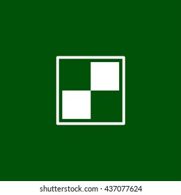 chess board icon. chess sign