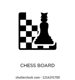 Chess board icon. Chess board symbol design from Strategy collection. Simple element vector illustration on white background.