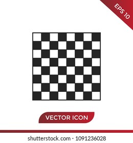 Chess board icon vector