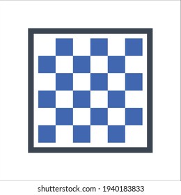 Icono del tablero de ajedrez, gráficos vectoriales