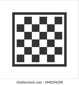 Icono del tablero de ajedrez, gráficos vectoriales