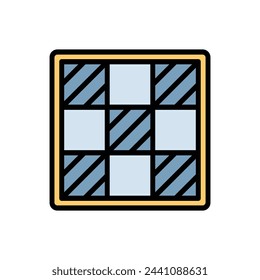 Chess Board Icon Vector Illustration