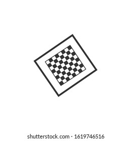 chess board Icon vector sign isolated for graphic and web design. chess board symbol template color editable on white background.