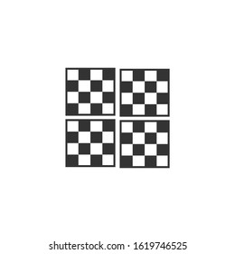 chess board Icon vector sign isolated for graphic and web design. chess board symbol template color editable on white background.