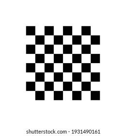 Chess board icon. vector symbol