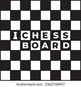 chess board illustration vector design. Suitable for icons, logos, posters, websites, t-shirt designs, stickers, concepts, advertisements, wallpapers.