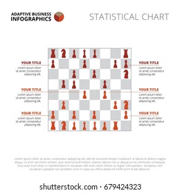 Chess Board Infographic Chart Template