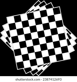 CHESS BOARD PATTERN, ISOLATED CHECKBOARD DESIGN ISOLATED, CHESSBOARD VECTOR ILLUSTRATION, CHECK BOARD BACKGROUND