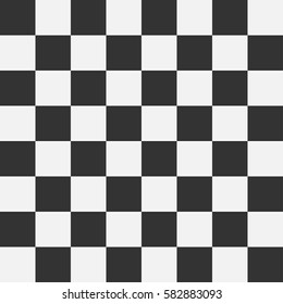 Chess board seamless pattern. Checkered pattern with squares