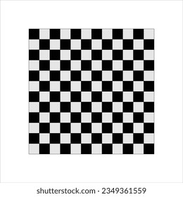 Chess board, seamless pattern. Vector flat illustration on white background..eps
