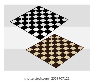 Chess Board Silhouette game, Chess Board game, Chess Board Vector, 