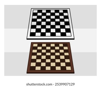 Chess Board Silhouette game, Chess Board game, Chess Board Vector, 