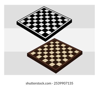 Chess Board Silhouette game, Chess Board game, Chess Board Vector, 