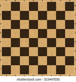 Chess board. Strategy and sport vector illustration