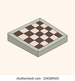chess board theme elements 