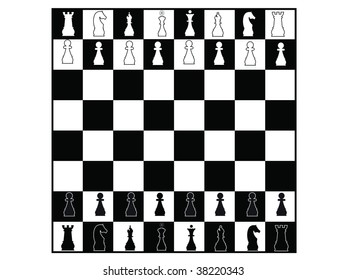 chess board vector