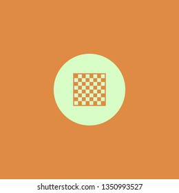 chess board vector icon. flat design