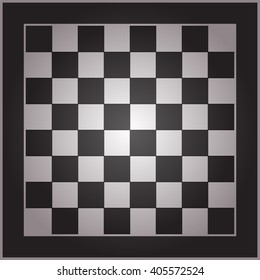Chess board vector illustration. 