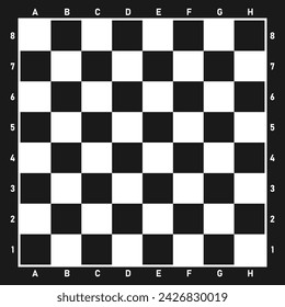 Chess board vector mind game strategy illustration