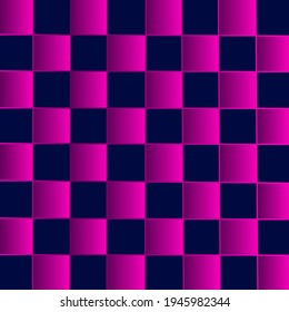 Chess board vector silhouette line pop art potrait logo colorful design with dark background. Abstract vector illustration. Isolated black background for t-shirt, poster, clothing.