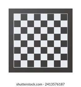 Chess boards on wooden background. Draughts, game with pieces in black and white. Vector