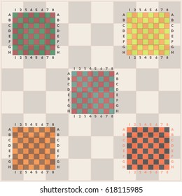 chess boards set